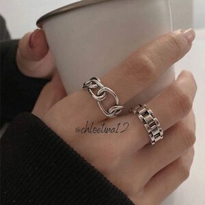 ✨SET of Two 925 Sterling Silver Rings